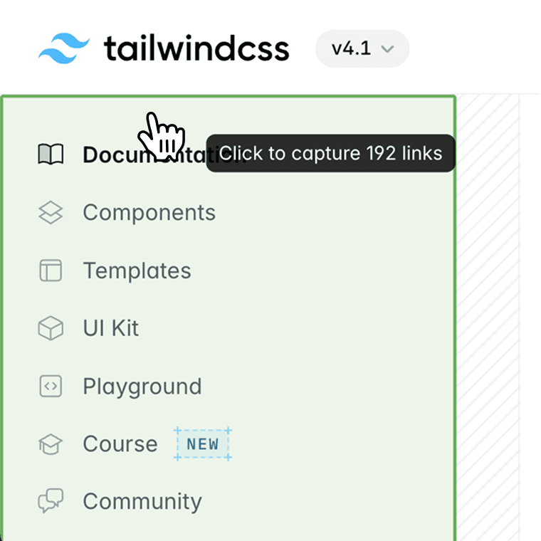 Step 2 – Collect links